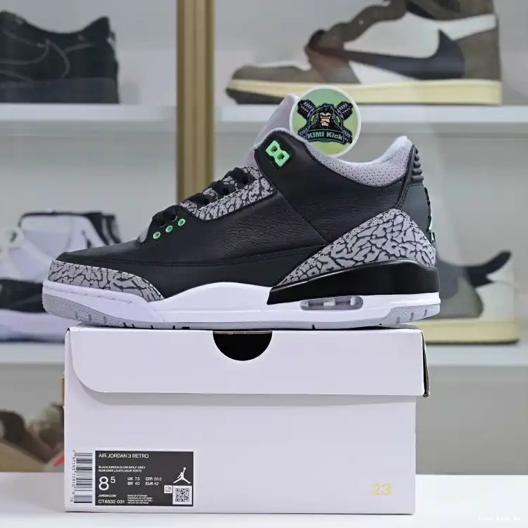 Glow 3 Jordan Kimikick Green Air 0810